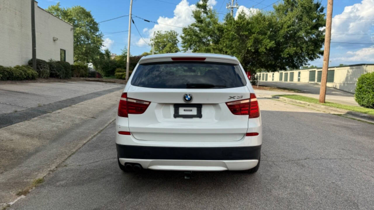 2013 BMW X3 for sale at East Auto Sales LLC in Raleigh, NC