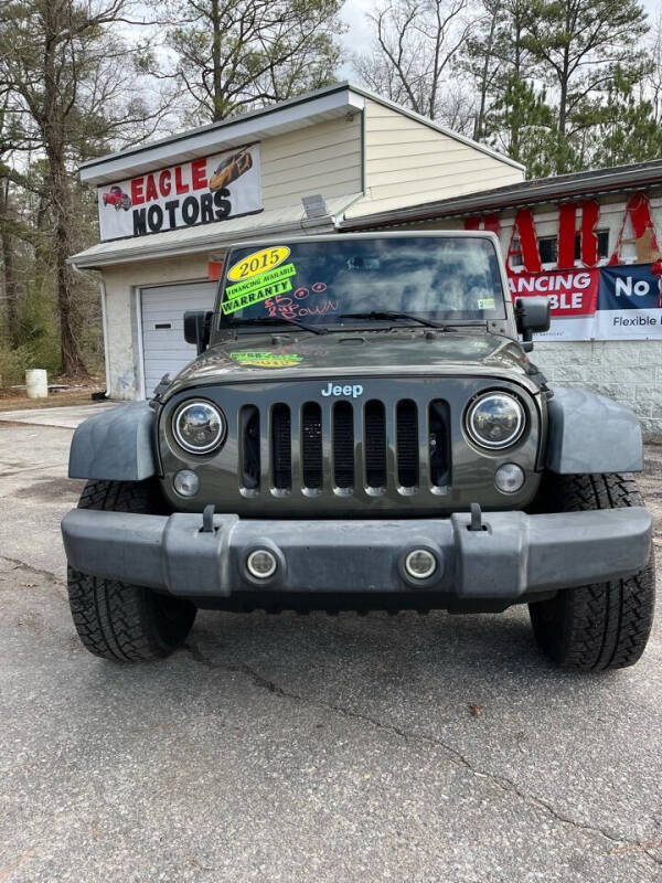 Used 2015 Jeep Wrangler Unlimited Sport with VIN 1C4BJWDG7FL610498 for sale in Chesterfield, VA