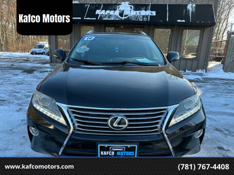 2014 Lexus RX 350 for sale at Kafco Motors in Holbrook MA