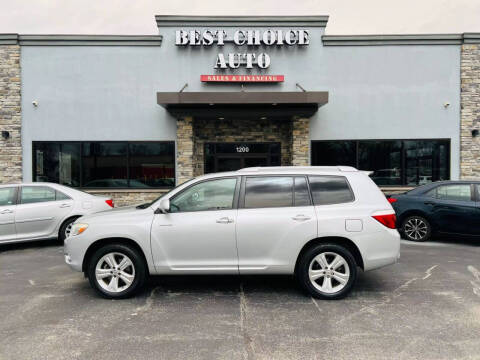 2008 Toyota Highlander for sale at Best Choice Auto in Evansville IN