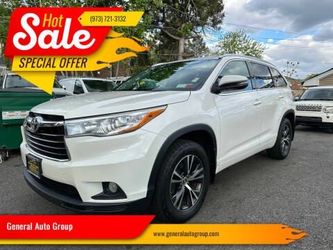 2016 Toyota Highlander for sale at General Auto Group in Irvington NJ
