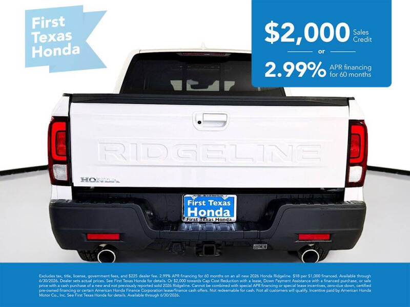 2026 Honda Ridgeline RTL