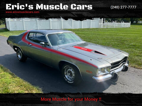 1974 Plymouth Roadrunner for sale at Eric's Muscle Cars in Clarksburg MD