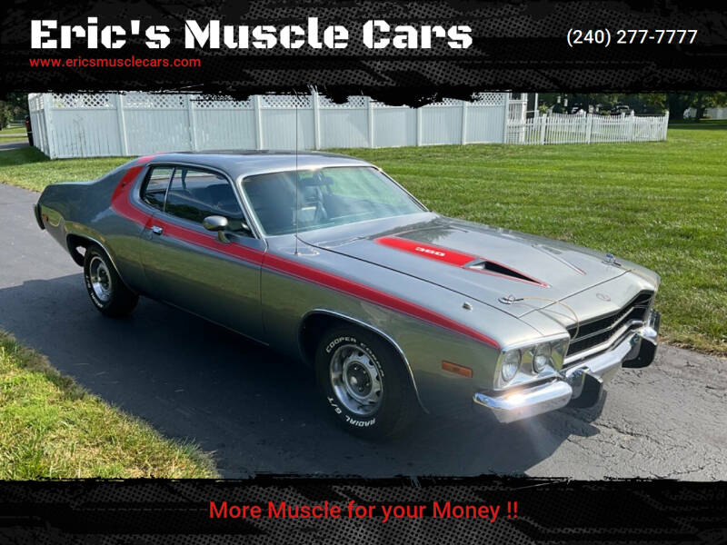 1974 Plymouth Roadrunner for sale at Eric's Muscle Cars in Clarksburg MD