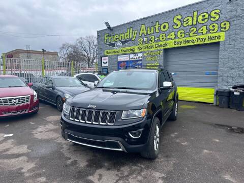 2015 Jeep Grand Cherokee for sale at Friendly Auto Sales in Detroit MI