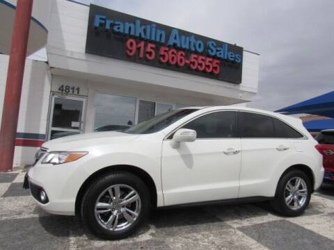 2013 Acura RDX for sale at Franklin Auto Sales in El Paso TX
