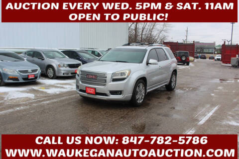 2013 GMC Acadia for sale at Waukegan Auto Auction in Waukegan IL