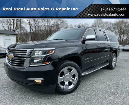 2016 Chevrolet Suburban for sale at Real Steal Auto Sales & Repair Inc in Gastonia NC