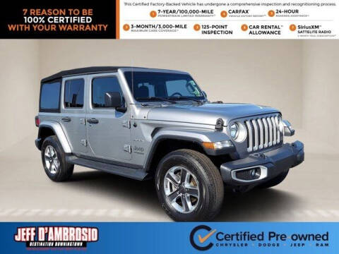 2019 Jeep Wrangler Unlimited for sale at Jeff D'Ambrosio Auto Group in Downingtown PA