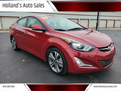 2016 Hyundai Elantra for sale at Holland's Auto Sales in Harrisonville MO