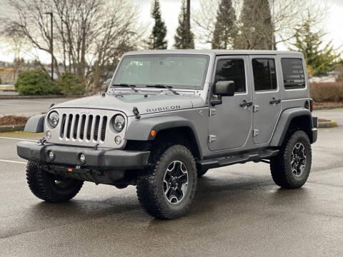 2015 Jeep Wrangler Unlimited for sale at Venture Auto Sales in Puyallup WA