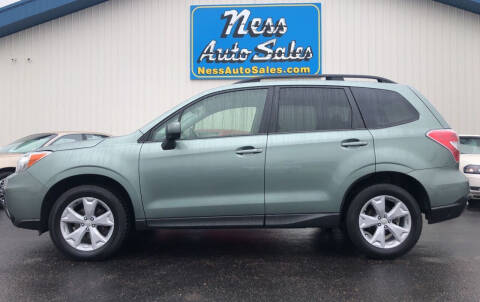 2016 Subaru Forester for sale at NESS AUTO SALES in West Fargo ND