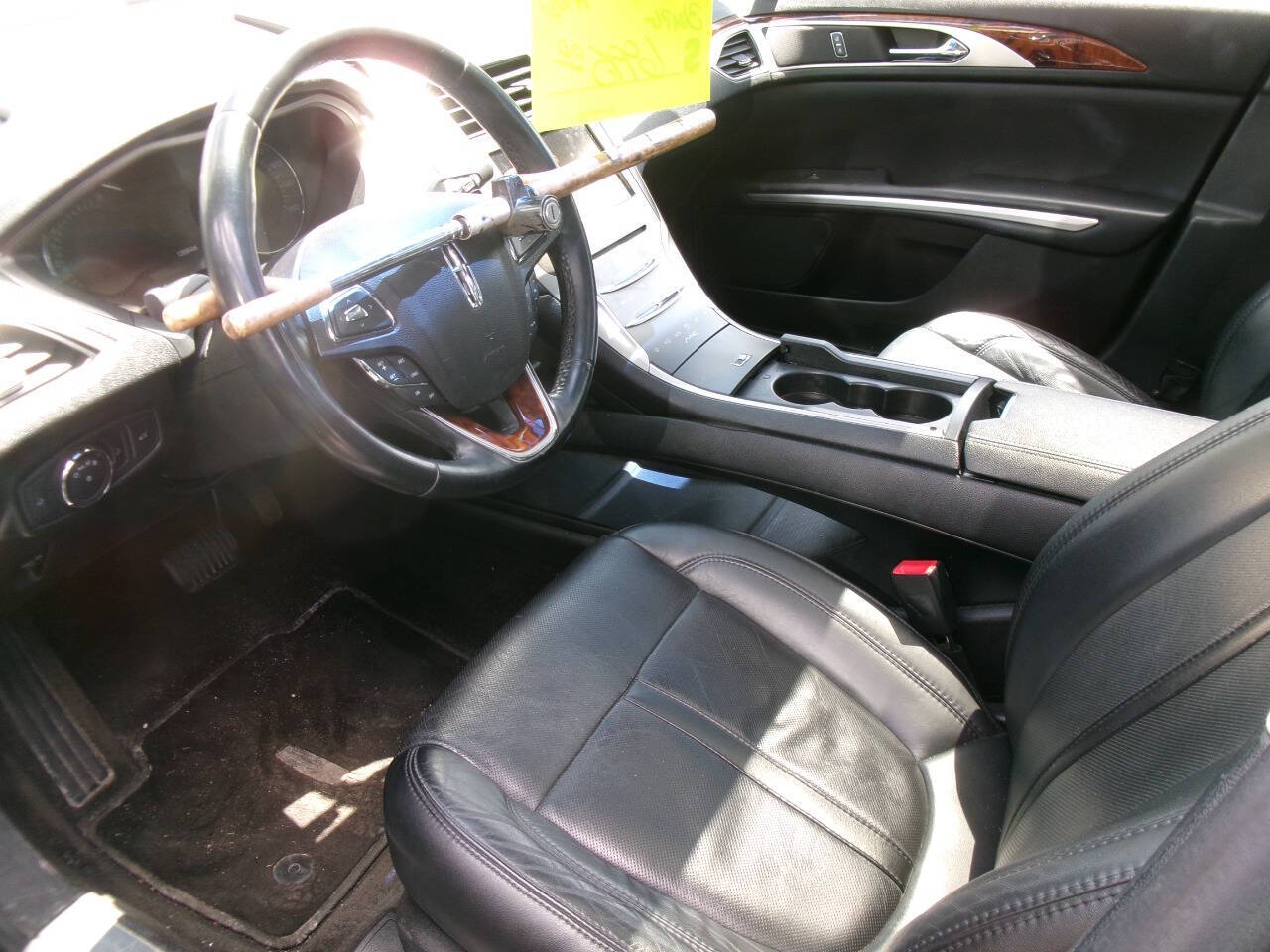 Black 2016 Lincoln MKZ Base AWD 4dr Sedan 2