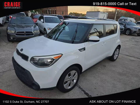 2014 Kia Soul for sale at CRAIGE MOTOR CO in Durham NC