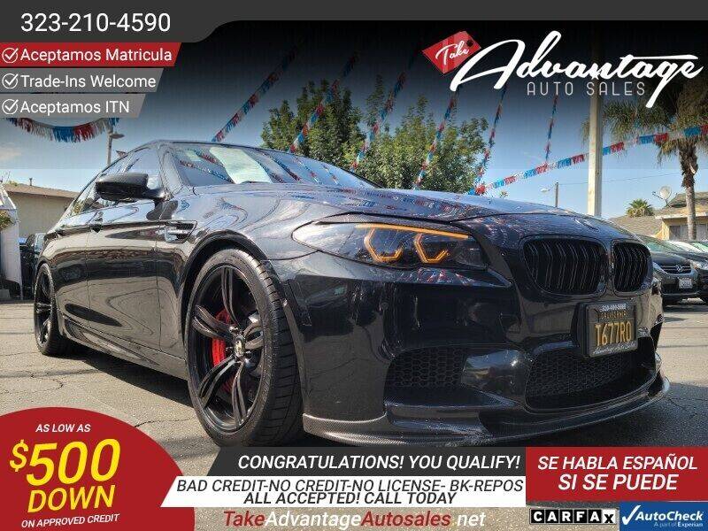 2013 BMW M5 for sale at ADVANTAGE AUTO SALES INC in Bell CA