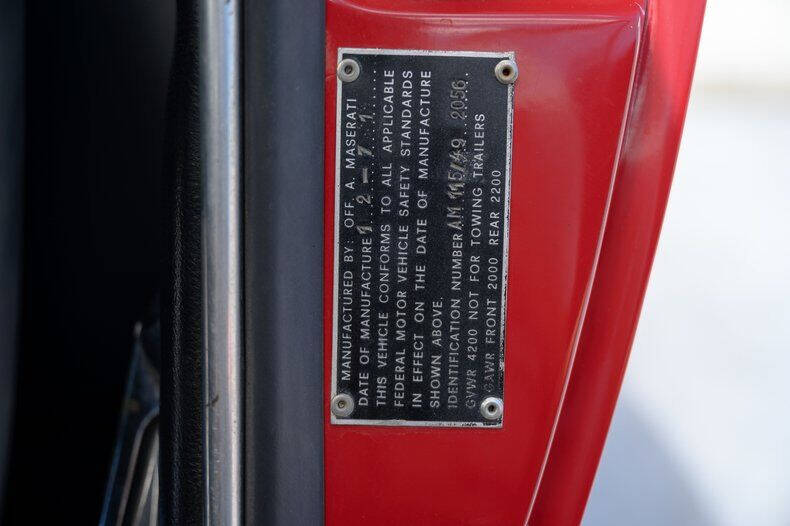 1972 Maserati Ghibli