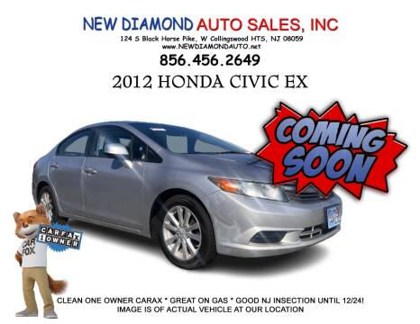 2012 Honda Civic for sale at New Diamond Auto Sales, INC in West Collingswood Heights NJ