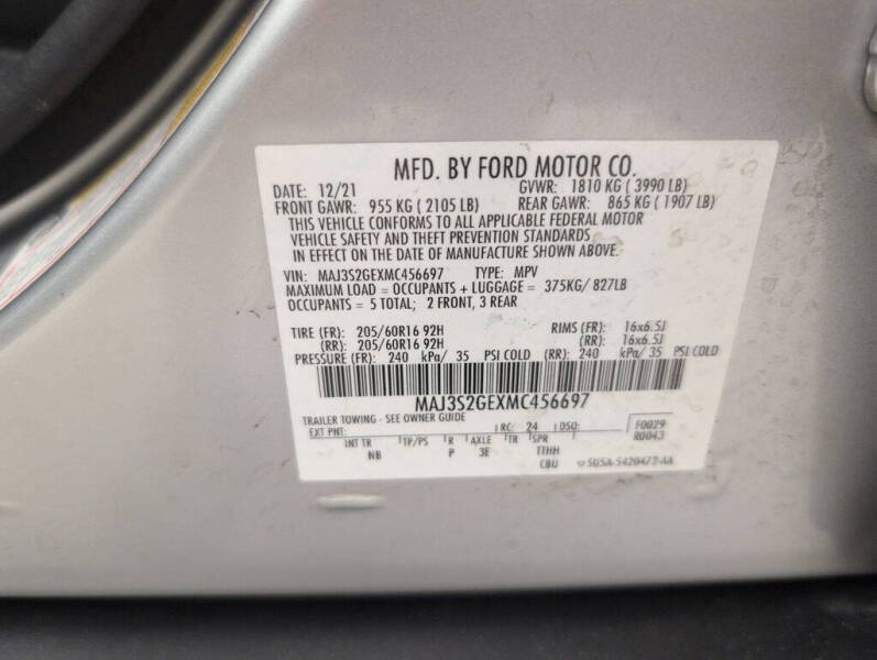 2021 Ford EcoSport SE