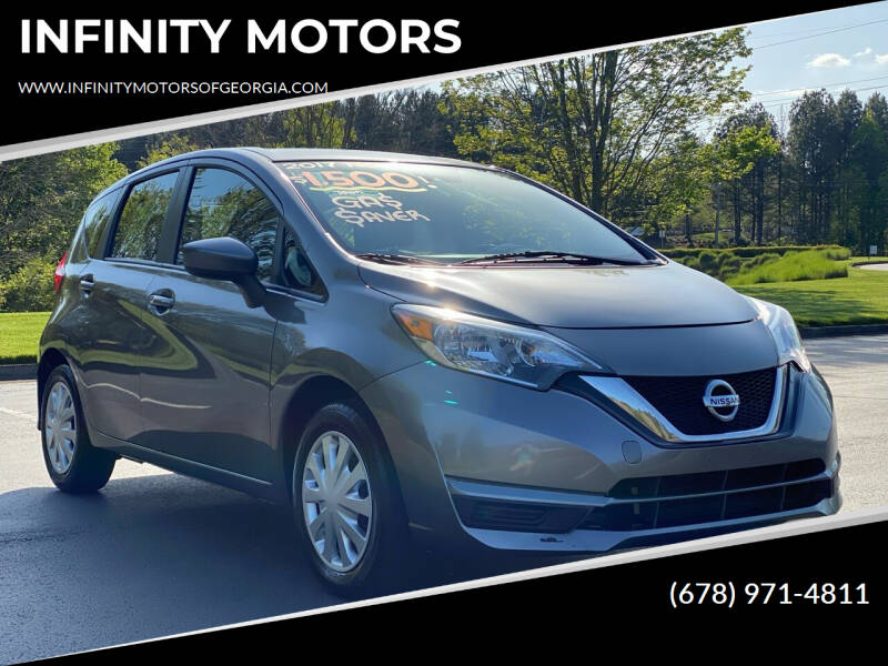 2017 Nissan Versa Note for sale at INFINITY MOTORS in Gainesville GA