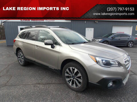2015 Subaru Outback for sale at LAKE REGION IMPORTS INC in Westbrook ME