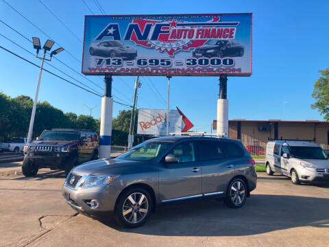 2015 Nissan Pathfinder for sale at ANF AUTO FINANCE in Houston TX