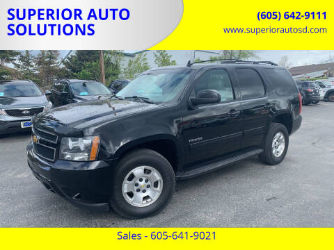 2012 Chevrolet Tahoe for sale at SUPERIOR AUTO SOLUTIONS in Spearfish SD
