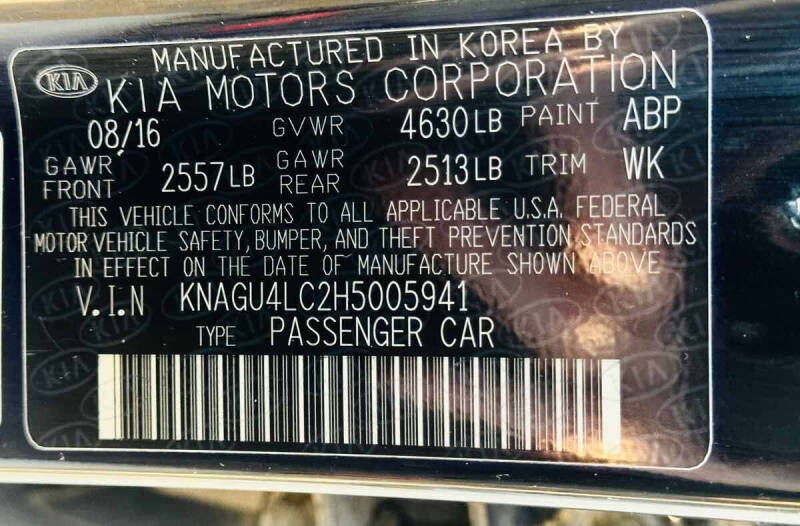 2017 Kia Optima Hybrid EX