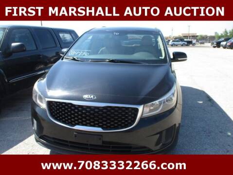 2016 Kia Sedona for sale at First Marshall Auto Auction in Harvey IL