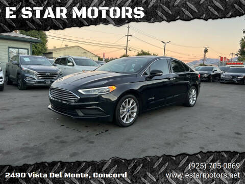 2017 Ford Fusion Hybrid for sale at E STAR MOTORS in Concord CA