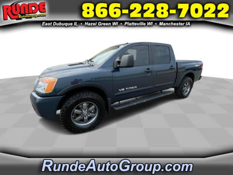 2015 Nissan Titan for sale at Runde PreDriven in Hazel Green WI