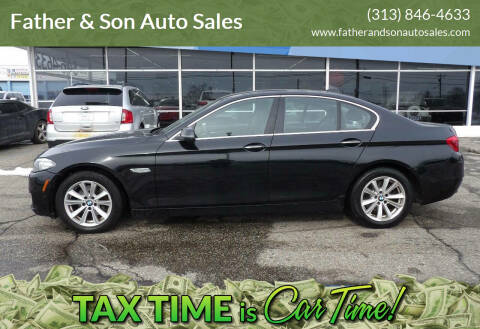 2014 BMW 5 Series for sale at Father & Son Auto Sales in Dearborn MI