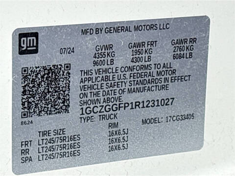 2024 Chevrolet Express 3500