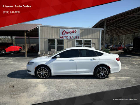 2015 Chrysler 200 for sale at Owens Auto Sales in Norman Park GA