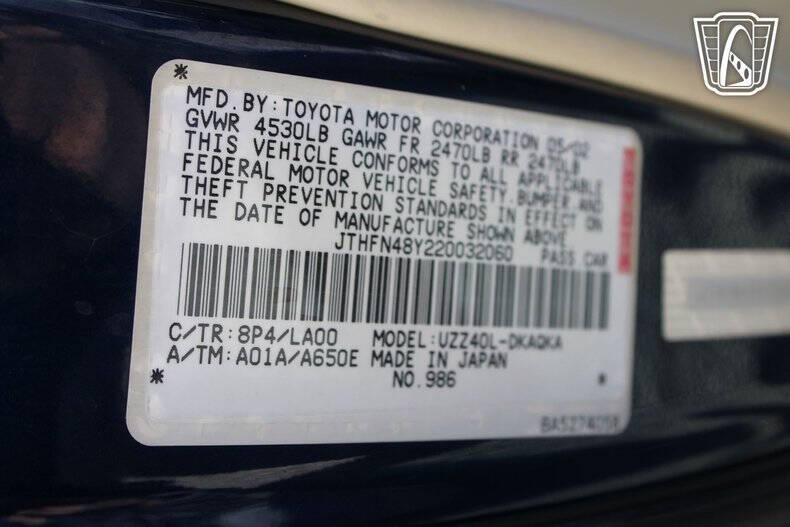 2002 Lexus SC 430