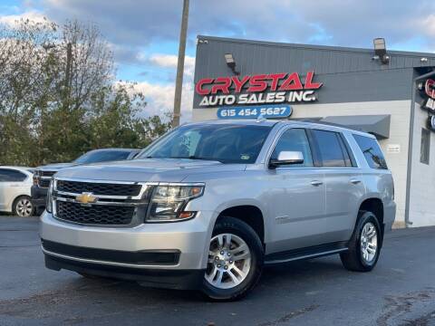 2018 Chevrolet Tahoe for sale at Crystal Auto Sales Inc in Nashville TN