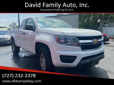 2015 Chevrolet Colorado for sale at David Family Auto, Inc. in New Port Richey FL
