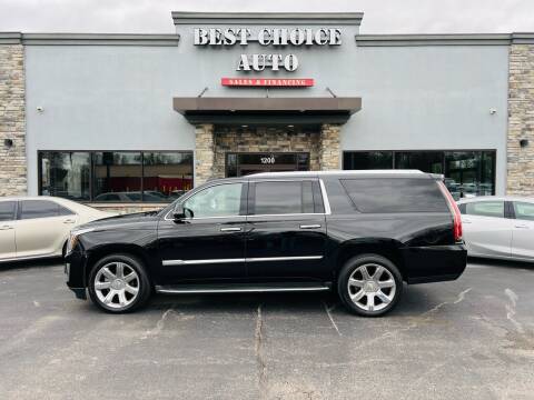 2016 Cadillac Escalade ESV for sale at Best Choice Auto in Evansville IN