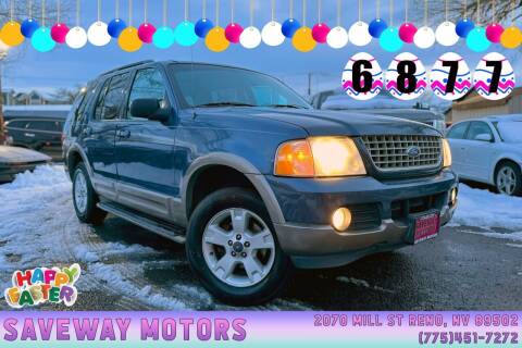 2003 Ford Explorer for sale at Saveway Motors in Reno NV