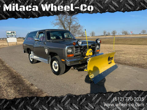 1985 Dodge Ramcharger for sale at Milaca Wheel-Co in Milaca MN