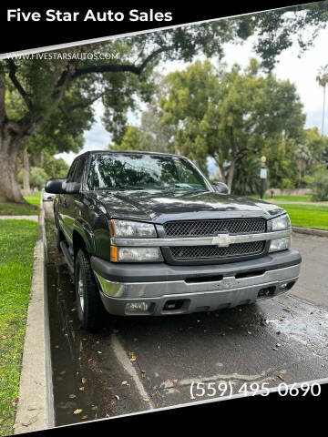 2003 Chevrolet Silverado 1500 for sale at Five Star Auto Sales in Fresno CA