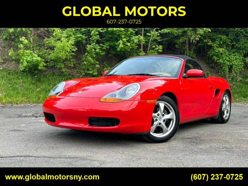 2002 Porsche Boxster for sale at GLOBAL MOTORS in Binghamton NY