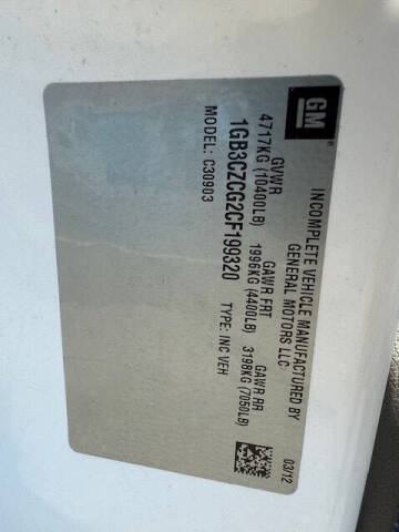 2012 Chevrolet Silverado 3500HD CC