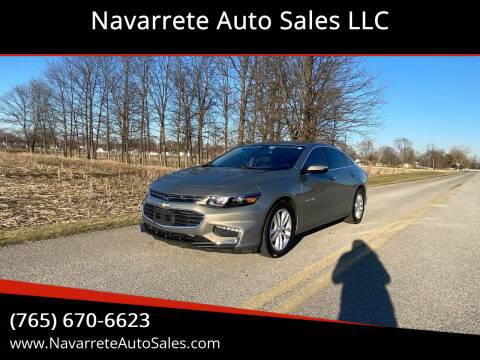 2018 Chevrolet Malibu for sale at Navarrete Auto Sales LLC in Frankfort IN