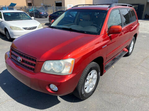 2003 Toyota Highlander for sale at 101 Auto Sales in Sacramento CA