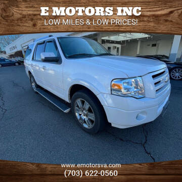 2009 Ford Expedition for sale at E Motors INC in Vienna VA