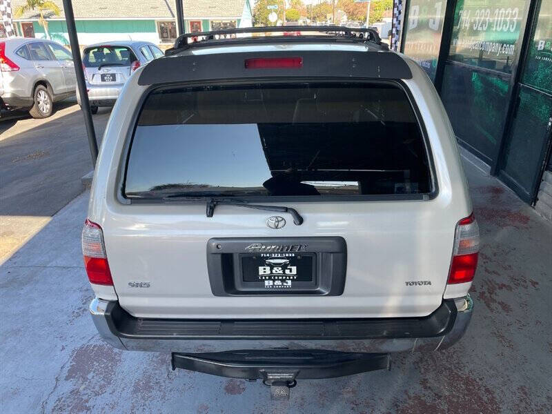 1998 Toyota 4Runner for sale at B & J Car Company in Orange, CA