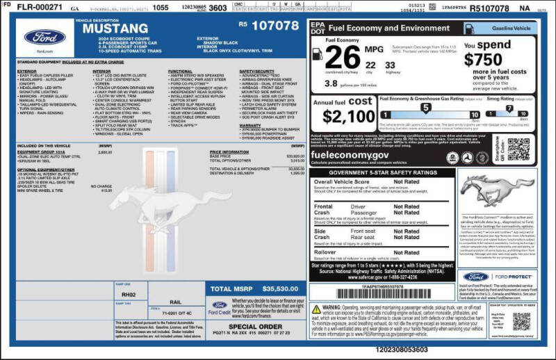 2024 Ford Mustang EcoBoost