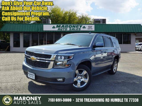 2016 Chevrolet Tahoe for sale at Maroney Auto Sales in Humble TX