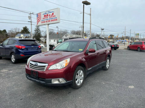 2011 Subaru Outback for sale at M & J Auto Sales in Attleboro MA