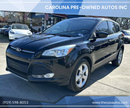 2014 Ford Escape for sale at Carolina Pre-Owned Autos Inc in Durham NC